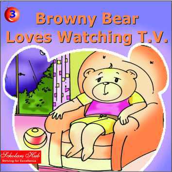 Scholars Hub Browny Bear Loves Watching TV Part 3